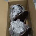 Pack of 2 - Metal Roof Bird Feeder for Backyard Birds, Bronze