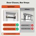 Pull Up Bar for Doorway: Sportneer Strength Training Pull-up Bars without Screw - Adjustable Width Locking Mechanism Chin Up Bar, Thickened Steel Max Limit 440 lbs Upper Body Fitness Pullup Bars for Home (Black-Red)