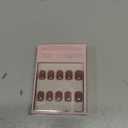 Glamnetic Press On Nails - Super Short Round Fake Nails, Muted Mauve Purple Nails, Mauve Cutie | 12 Sizes - 30 Nail Kit with Glue | Gift for Mom