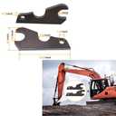 Quick Attach Ears for Kubota Excavators KX040, KX71, KX91, KX121, KX033, U35 | Durable Bucket Attachment Compatibility