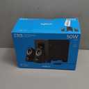 Logitech Z313 2.1 Multimedia Speaker System with Subwoofer, Full Range Audio, 50 Watts Peak Power, Strong Bass, 3.5mm Audio Inputs, PC/PS4/Xbox/TV/Smartphone/Tablet/Music Player - Black