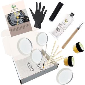 Bio Kintsugi Repair Kit, Food Safety Bio Resin Kintsugi Kit, Bio Based - Dishwasher Safety - Repair Your Meaningful Objects with Bio Glue, Perfect for Beginners, Japanese Art Kintsugi Craft