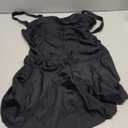 Women's Crossover Ruched Skirt One Piece Swimdress Swimsuit Bathing Suit, L