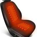 Mustat Premium Car Seat Cushion with Full Back and Seat Support  Ideal for Long Drives in Cars, Trucks, SUVs, and Vans (Black)