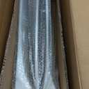 60 Inch White Ceiling Fan No Light Wood Indoor Outdoor Ceiling Fans for Patios Living Room Bedroom Proch Big Farmhouse Ceiling Fan for Flat Sloped Angled Ceiling (White Blades + White Body)