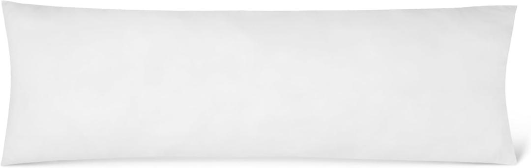 Amazon Basics Soft Supportive Long Body Pillow for All Position Sleepers, Machine Washable, 20 x 54 inches, 1-Pack
