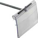 Azar 700842 1.5" x 2" Flip Scan Label Holder, 50 Pack