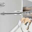 FIRJOY 12" Valet Rod for Closet Pull Out (1 Pack, Chrome)