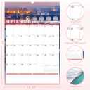 Large Wall Calendar 2026-23" x 15" Large Calendar 2026, Jan. 2026 to Dec. 2026, Vertical Extra Monthly with Julian Date for Office Home Planning & Organizing