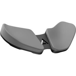 DELTAHUB Carpio 2.0 - Right-Handed Truly Ergonomic Wrist Rest for Mouse, Carpal Tunnel Support, Pain Relief, Anti-Fatigue, Easy Glide, Sleek, Office Computer, Laptop, Gaming - Small, Grey