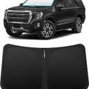 INSAUTO Custom Fit Windshield Sun Shade Accessories for GMC Yukon/Yukon XL 2021-2026, Foldable Front Window Sunshade, UV & Heat Reflector, Keeps Interior Cool, Includes Storage Bag