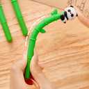 20 Pcs Panda Pens, Cartoon Panda Bamboo Pens Set for Kids Girls, Kawaii Gel Pens 0.5mm Black Ink Ballpoint Pens for School Office Supplies