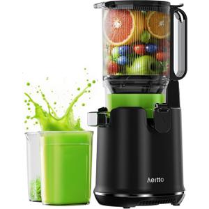 Juicer, 5.3" Large Feed Chute Slow Masticating Juicer Machine