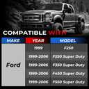 K80201 Front Sway Bar Bushing Kit for Ford 1999-2006 4WD F-250, F-350, F-450, F-550 Super Duty Replacement Durable Polyurethane for Reduced Vibration & Noise 32mm Replaces#K80201