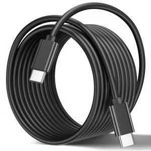 Long USB C to USB C Monitor Cable 16.5ft/5m, USB C 3.2 Gen 2x2 Cable, USB C Video Cable 4K, 100W Fast Charging, 5Gbps Data Transfer, for Oculus Quest, MacBook Pro,ARZOPA,Acer,Dell,HP,Portable Monitor