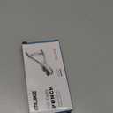 IMLIKE Badge Hole Punch for ID Cards:All Metal Handheld Slot Hole Punch,No Burrs,One Slot Badge Hole Puncher for ID Card,Badge PVC and Blinds Hole, 15mm x 3mm Hole