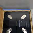 Etekcity Smart Scale for Body Weight, FSA&HSA Eligible, Bathroom Digital Weighing Scale with BMI, Body Fat, Muscle Mass, Accurate Bluetooth Home User Health Equipment Sync Apps, LED, Tempered glass (11 x 11 inches, Black)