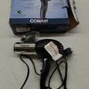 Conair Hair Dryer, 1875W Full-Size Hair Dryer with Ionic Conditioning, Blow Dryer, Tourmaline Ceramic Technology for Quick Drying, Black/Chrome