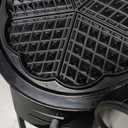Mueller Heart 5 Waffle Maker, Waffle Iron, Adjustable Browning Control & Nonstick, Cool Touch Handle, Easy to Clean, Small Kitchen Appliances