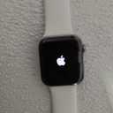 Apple Watch Series 5 (GPS, 40MM) - Silver Aluminum Case with White Sport Band 