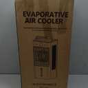 Windowless Portable Air Conditioners with Remote, 3-IN-1 Evaporative Air Cooler with Display, 2.64-Gal Tank for 10H Cooling, 3 Modes & 6 Speeds, 60 Oscillation, 12H Timer, Swamp Cooler for Indoors