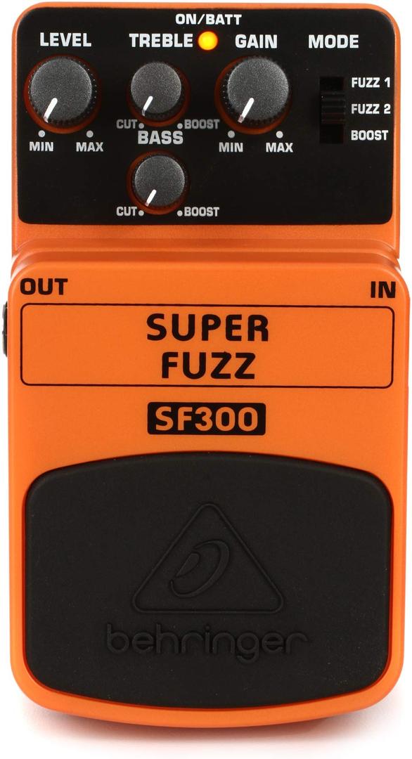 Behringer Super Fuzz SF300 3-Mode Distortion Effects Pedal