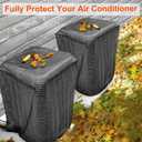 TRELC Outdoor Air Conditioner Covers, Mesh Air Conditioner Cover for Outside Units, All Seasons AC Unit Cover Protect from Clogging - Cottonwood, Leaves, Weeds (35.4" x 35.4" x 39.4")