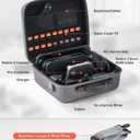 STARTRC GAMES Switch 2 All in One Carrying Case for Nintendo Switch 2, Portable Hard Travel Case with Game Card Slots, Portable Storage Carry Bag for Switch 2 Console Pro Controller Accessories (Grey)