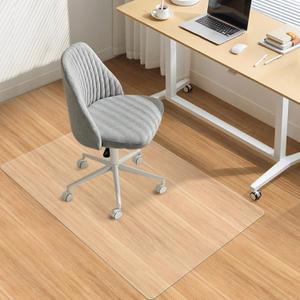 Vicwe Office Chair mat for Hardwood Floor, 30 x 48 inches Fully Transparent Desk Hard Floor Chair Mat Protector, Easy Glide, Flat Without Curling (Clear) Vicwe Office Chair mat for Hardwood Floor, 30 x 48 inches Fully Transparent Desk Hard Floor Chair Mat Protector, Easy Glide, Flat Without Curling (Clear)