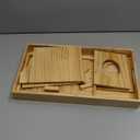 Three colors Diaper Organizer, Wooden Diaper Caddy Organizer, Changing Table Organizer, Diaper Storage Organizer, Nursery Baby Organization (Brown)