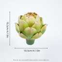 Notakia 6Pcs Green Large Faux Artichokes for Decoration Bowl Fillers Fake Fruit Artificial Artichokes that Look Real Realistic Fake Vegetable Decor for Home Kitchen Table Party Centerpiece