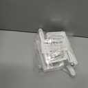 2 x TonGass 4-Pack RV Curtain Holders with Screws (White)  Camper & Motorhome Curtain Clips for Window Drapes, Heavy-Duty Plastic Retainers for RV, Boat, and Trailer Curtains