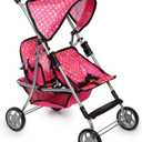 Toy Doll Stroller - Pretend Play Doll Stroller (Polka Dot)