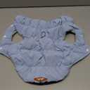 Winter Warm Dog Jacket for Small Medium Dogs Cats Cold Weather Coats with Harness Paded Dogs Fleece Vest Waterproof Windproof Dog Snow Jacket Pet Puppy Clothes (Light Blue,M)