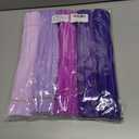 Craft Pipe Cleaners, 500pcs 5 Colors Purple Pipe Cleaners Craft Supplies Chenille Stems for Handmade Gift Flower Bouquet DIY Art and Craft Projects (6 mm x 12 Inch)