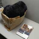 Super Fuzzy Soft Sherpa Fleece Weighted Blanket, 25 lbs Dual Sided Fluffy Heavy Weighted Blankets for Adults - No Bunching with Double Layers of Soft Inner Lining (60"x 80", 25 Pounds) (Black)