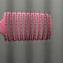 Bsisme Hair Brush, Curved Vented Brush for Faster Blow Drying, Professional Styling Hair Brushes for Women and Men, Paddle Detangling Brush for Wet Dry Curly Thick Straight Hair, Pink