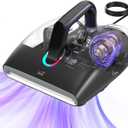 Mattress Vacuum Cleaner 6-in-1 Bed Vacuum with 15Kpa Suction 450W & 120000 RPM/Min Dual Brushroll Rotation Handheld Vacuum Widened Suction Port, Corded (Large)