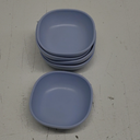 5PCS 4.5 OZ Small Dessert Bowls, 3.7 x 3.7 x 1.2 In Stacked Pinch Bowls, Wheat Straw Mini Prep Bowls, Unbreakable Dipping Saucers for Side Dishes, Seasoning, Snack, Appetizer (Blue)