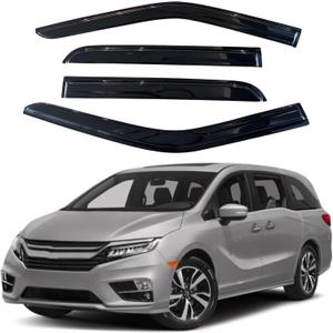 IG Window Visors Fit for 2011-2017 Honda Odyssey, Out-Channel Rain Guards Vent Wind Deflectors 4PC, Car Accessories for 11-17 Odyssey
