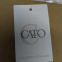 CATO Coconut Cove  White Sleeveless Shirt XL