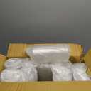 Clear PET Flat Straw Slot Lid, 107mm Diameter, (Case of 500 Count)