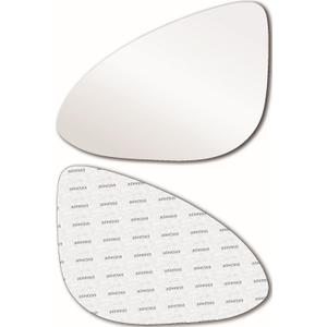 New Replacement Mirror Glass with Full Size Adhesive for 2013-2016 Chevrolet Spark Driver Side View Left LH