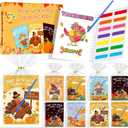24 Pack Water Coloring Books Thanksgiving Party Favors, Mini Coloring Books Bulk for Kids Goodie Bag Stuffers Students Classroom Prizes Fall Festival Thanksgiving Crafts Toys Gifts