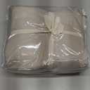 TUMEI 100% French Linen Sheets Queen Size, 4-Piece Linen Bed Sheet Set Queen, Breathable & Cooling, Soft & Durable, 16" Deep Pocket, 1 Flat Sheet, 1 Fitted Sheet, 2 Pillowcases (Queen, Natural Linen)