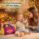 KMUYSL Baby Toys 0-12 Months, My First Sports Bag Plush Toy - 4 Sensory Balls Soft Toys with Crinkle, Rattles for 0-3-6-9-12 Month Newborn Infant, 1st Birthday for Babies Boys Girls Age 1