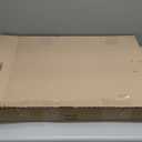 SmartSign 25 x 12 inch Caution - Icy Surface Two-Sided Folding Floor Sign with Symbol, Digitally Printed Polypropylene Plastic, Black and Yellow