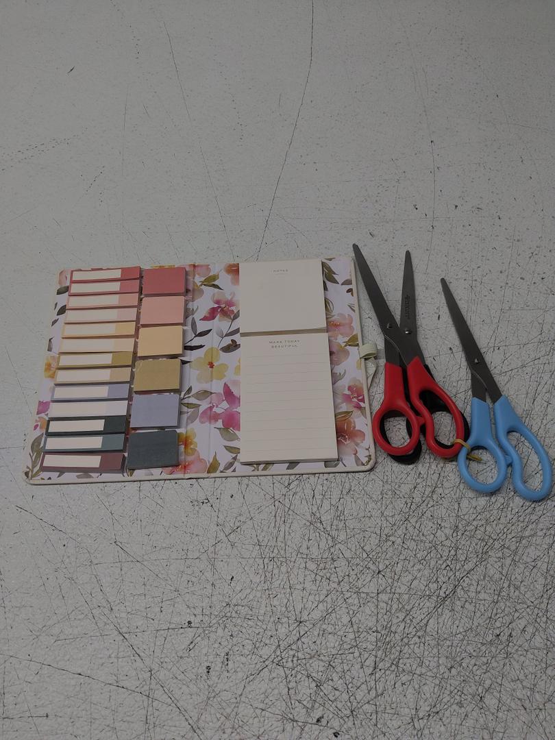Aesthetic Pastel Sticky Notes with 3Pack Scissors