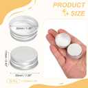 PATIKIL 32mm Metal Round Screw Lids, 36 Pcs Aluminum Mason Jar Lids Screw Top Caps for Lab Home Storage Jars Gallon Jugs Glass Snack Containers Liquid Storage, Silver Tone