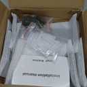 6 Pack Heavy Duty Shelf Brackets 6 inch, Floating Shelf Brackets(1/5-Thick), L-Shaped Wall Shelf Bracket Hidden & Decorative Shelf Bracket Black